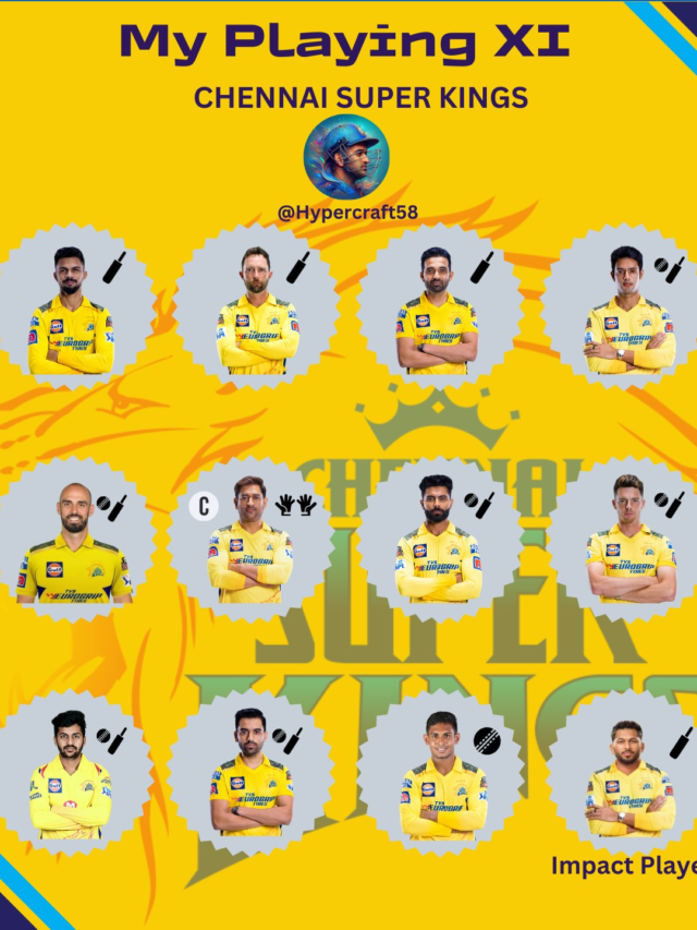 IPL 2024: CSK Playing 11 for IPL 2024